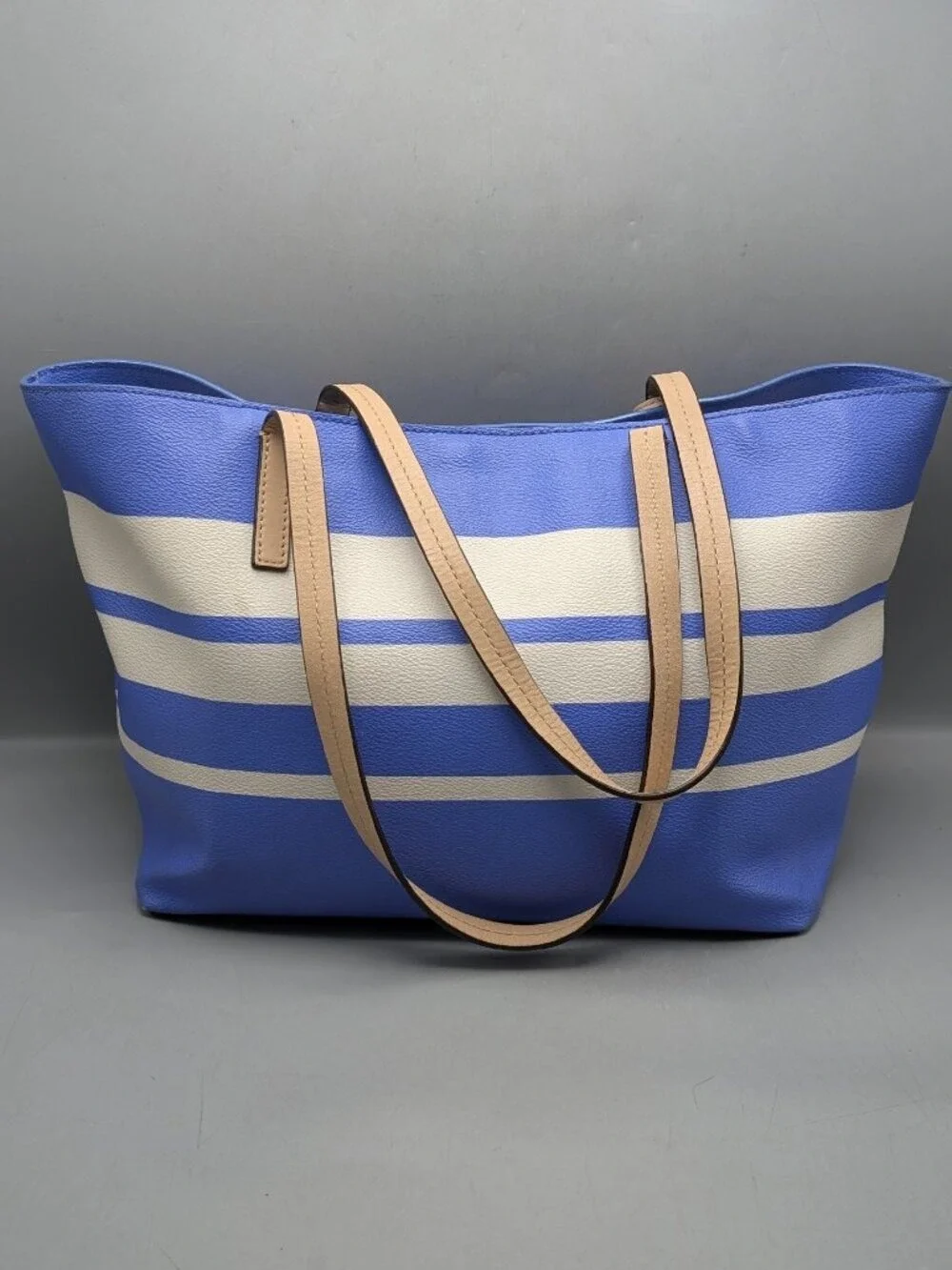 Authentic Kate Spade New York Striped PVC Hawthorne Lane Ryan Tote Bag